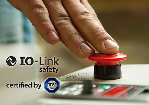 IO-Link Safety is now certified – the TÜV SÜD seal paves the way for safe practical use.
