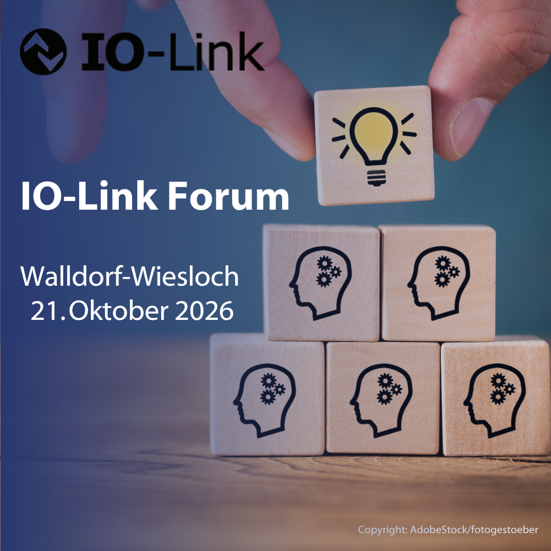 IO-Link Forum 2026 Free seminar day in Walldorf-Wiesloch for users, decision-makers, and developers – IO-Link Community industry gathering on October 21, 2026